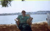 Yours truly chilling for a day by Pushkar lake - I didn't move all day!