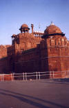 Lahore Gate, site of many a famous political speech, Red Fort, Delhi.