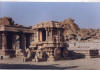 Stone chariot, Hampi made out of one boulder! at Vitthala temple.