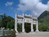 Entrance gates to Po Lin Monastery